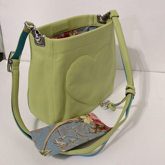 Brighton Handbags - Brighton Jodi Reversible Crossbody Heart Purse